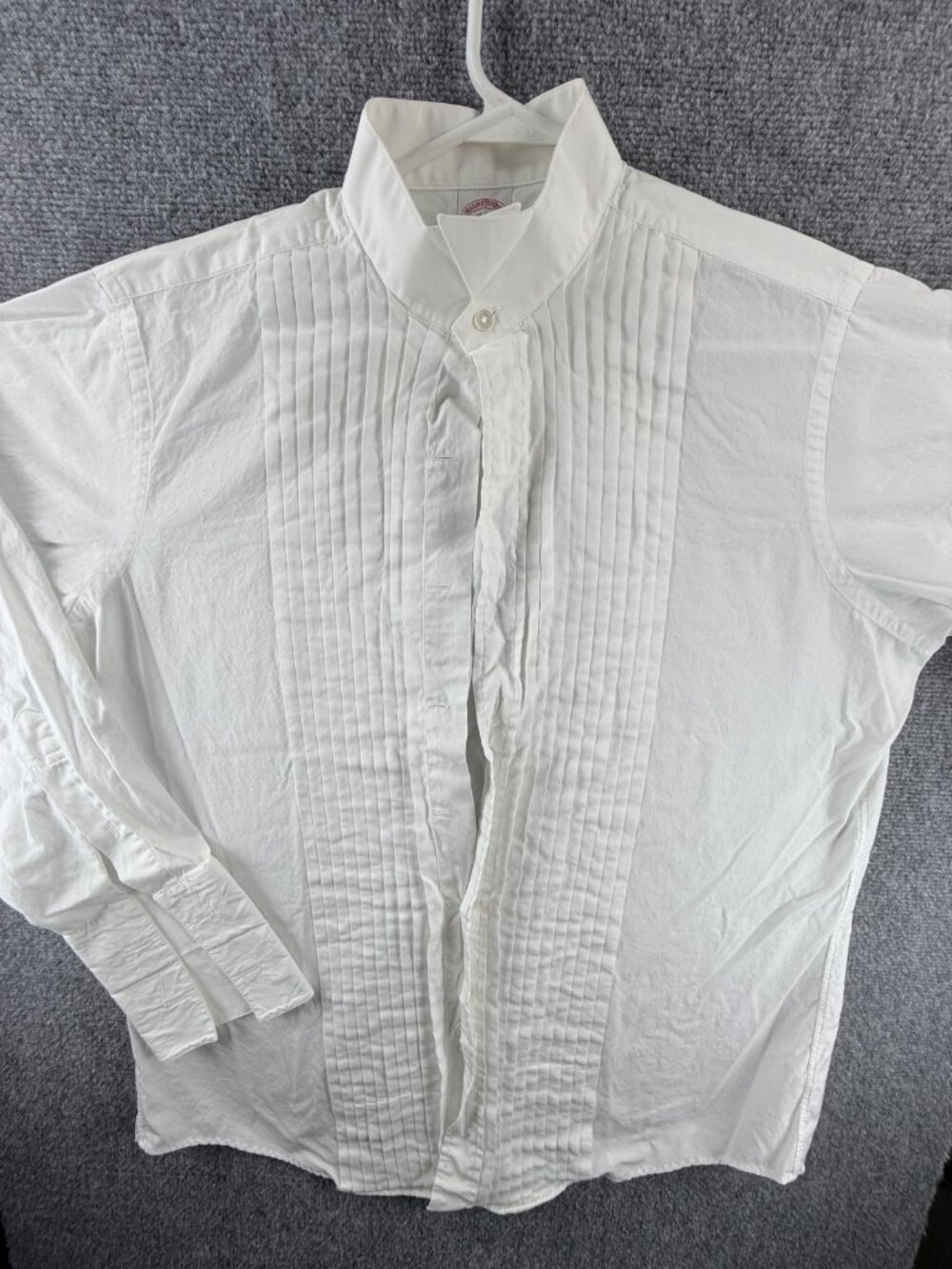 Brooks Brothers Wing Traditional 16 34 French Cuff White Dress Shirt Formal